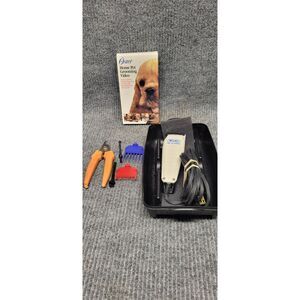 Oster Pet Grooming Clippers Set With Nail Cutters And‎ VHS Movie Instructions
